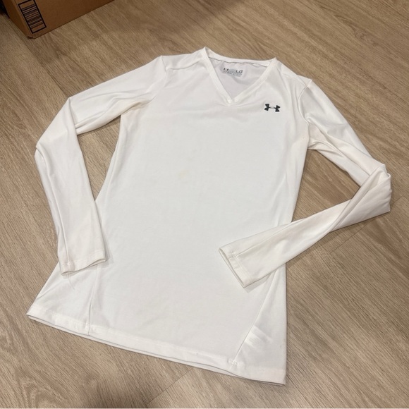 LG Women's White Long Sleeve Tee - Picture 1 of 2